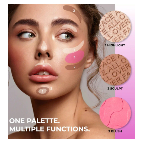 Lamel - Paleta Facial All-Over Face - 402: Medium