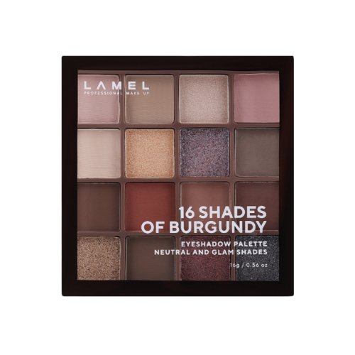 Lamel - Paleta de Sombras 16 Shades Of Burgundy