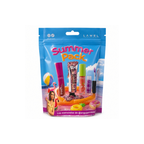 Lamel - *Summer Pack* - Conjunto de maquilhagem Os essenciais de @angygarridomakeup