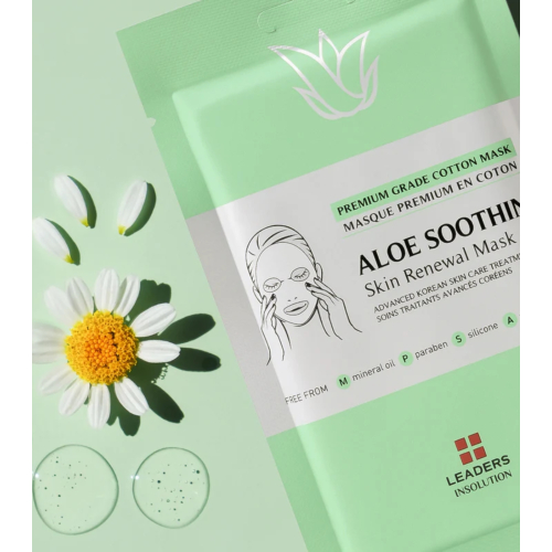 Leaders Insolution - Máscara Facial Calmante Aloe Sooting