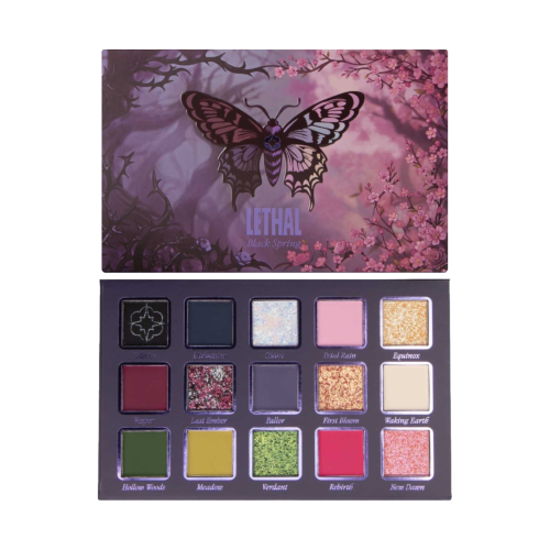 Lethal Cosmetics - *Black Spring* - Paleta de Sombras