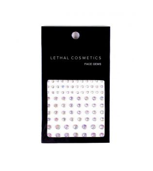 Lethal Cosmetics - Joias faciais adesivas Face Gems - Opals