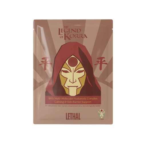 Lethal Cosmetics - *The Legend of Korra - Pack de máscaras faciais Equalist