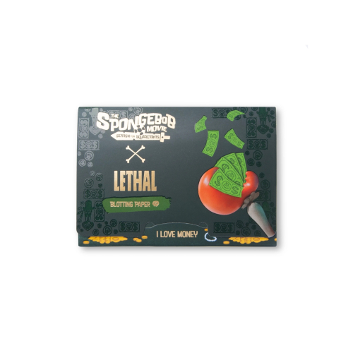 Lethal Cosmetics - *The SpongeBob* - Papel matificante antibrilho Mr. Krabs’ Wallet