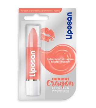 Liposan - Bálsamo labial matizado Crayon Lipstick - Coral