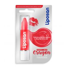 Liposan - Bálsamo labial matizado Crayon Lipstick - Poppy Red