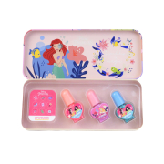 LipSmacker - *Disney Princess*- Estojo de manicure em lata para esmalte - Ariel e Tiana