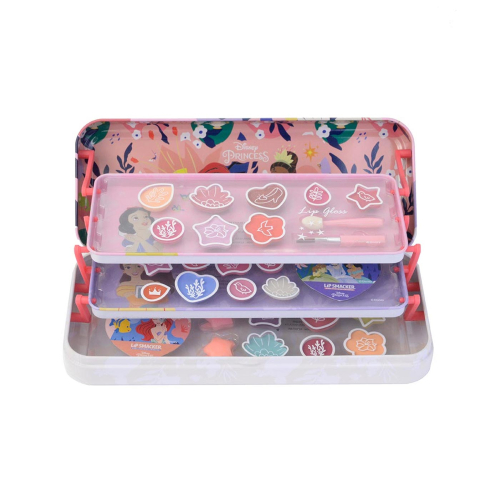 LipSmacker - *Disney Princess*- Estojo de maquiagem Triple Layer Beauty Tin - Princess