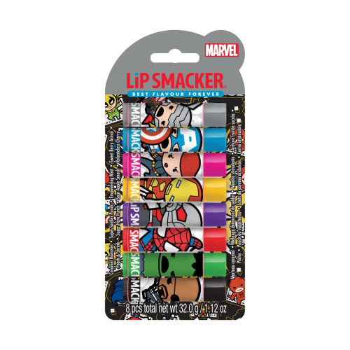 LipSmacker - *Marvel* - Pacote de protetores labiais 8 unidades