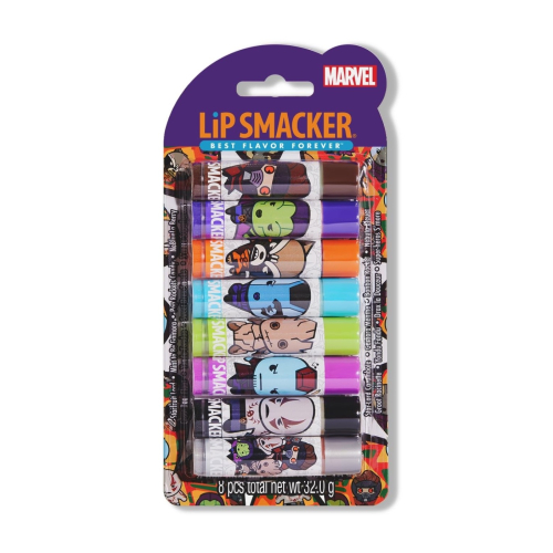LipSmacker - *Marvel* - Protetor labial Guardiões da Galáxia pacote 8 unidades