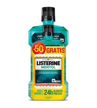 Listerine - Mentol Colutório 500ml + 250ml