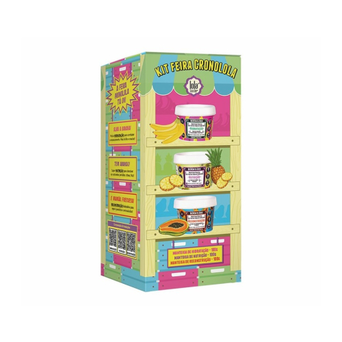 Lola Cosmetics - *Be(m)dita Ghee* - Conjunto de Mini Máscaras - Banana + Abacaxi + Papaya