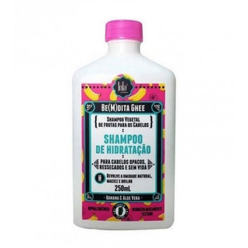 Lola Cosmetics - Shampoo hidratante com banana e aloe vera Be(m)dita Ghee