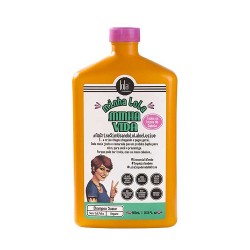 Lola Cosmetics - Shampoo suave Minha Lola, Minha Vida - Todos os tipos de cabelo