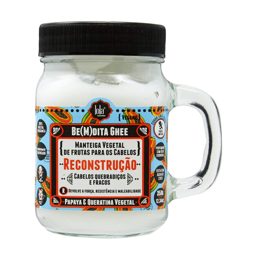 Lola Cosmetics - Reconstruindo máscara de mamão e queratina Be(m)dita Ghee