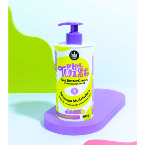 Lola Cosmetics - *Plot Twist* - Creme modelador de cachos 480g - Castanha do Pará