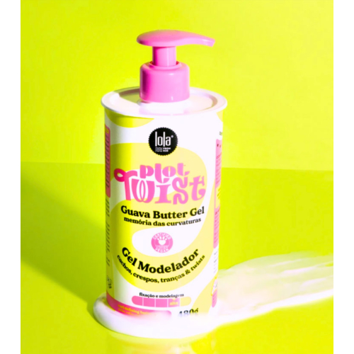 Lola Cosmetics - *Plot Twist* - Gel modelador de cachos 480g - Creme de goiaba