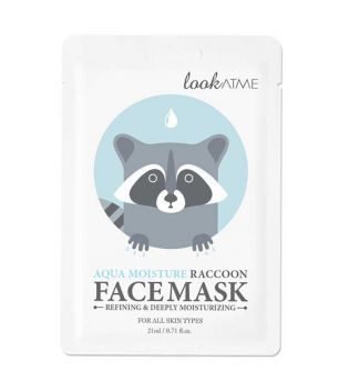 Look At Me - Máscara facial hidratante - Aqua Moisture Raccoon