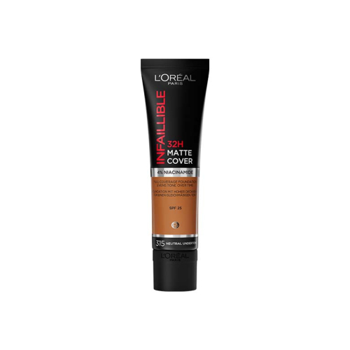 Loreal Paris - Infallible 32H Matte Cover Foundation - 315: Tom neutro