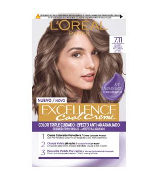 Loreal Paris - Cor Excellence Cool Creme - 7.11 Intense Ash Blonde