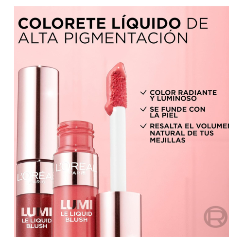 Loreal Paris - Blush Líquido Lumi - 625: Glowy Gold Pink