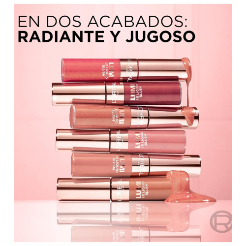 Loreal Paris - Blush Líquido Lumi - 625: Glowy Gold Pink