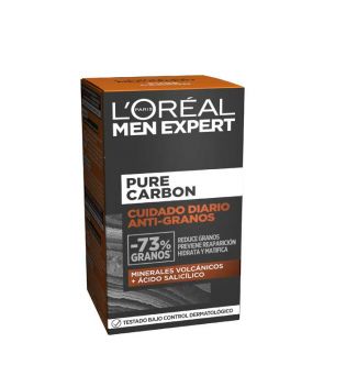 Loreal Paris - Cuidado diário anti-espinhas Pure Carbon Men Expert