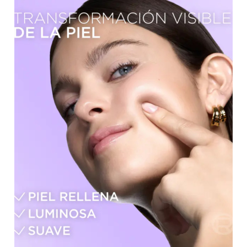 Loreal Paris - Máscara Facial Iluminadora de Hidrogel Revitalift Glass Skin