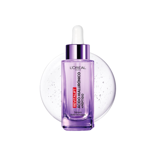 Loreal Paris - Sérum antirrugas com ácido hialurônico + peptídeos Revitalift Filler
