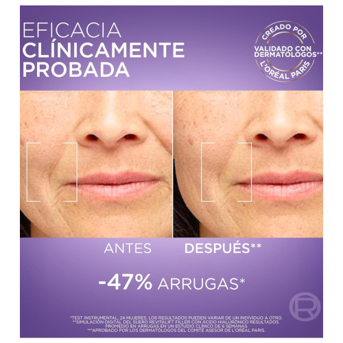 Loreal Paris - Sérum antirrugas com ácido hialurônico + peptídeos Revitalift Filler