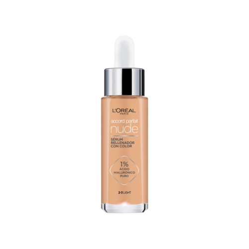 Loreal Paris - Soro de enchimento tingido Accord Parfait Nude - 2-3: Light