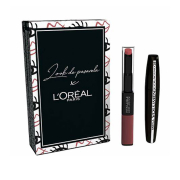Loreal Paris - Conjunto Passarela - Máscara de Colágeno Mega Volume + Batom Líquido Infaillible 24H 100: Timeless Rose