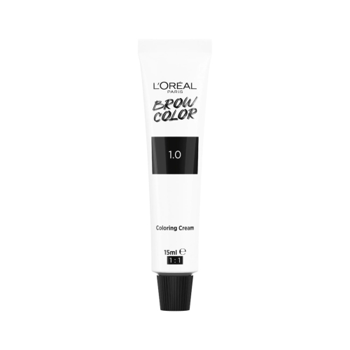 Loreal Paris - Tintura de sobrancelha semipermanente Brow Color - 1.0: Black