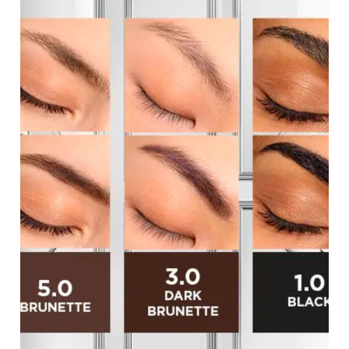 Loreal Paris - Tintura de sobrancelha semipermanente Brow Color - 1.0: Black