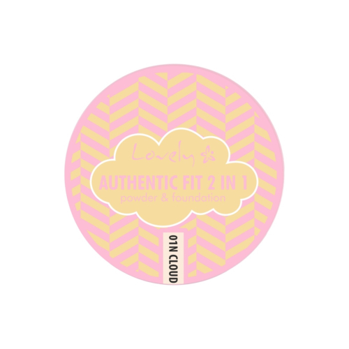 Lovely - Base em pó 2 em 1 Authentic Fit - 01N Cloud