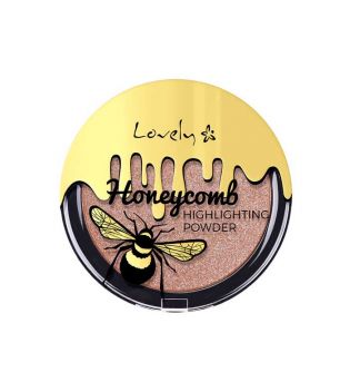 Lovely - *Honey Bee Beautiful* - Pó iluminador Honeycomb - 2