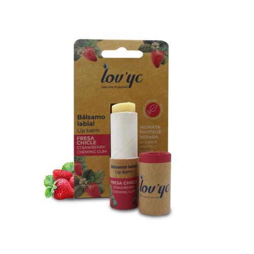 Lovyc - Bálsamo labial de chiclete de morango