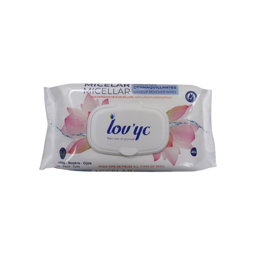 Lovyc - Toalhetes desmaquilhantes Micelar