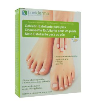 Luxiderma - Meia esfoliante para os pés