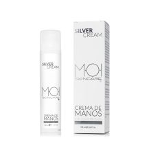 M.O.I. Skincare - Creme para as mãos Silver com pó prateado