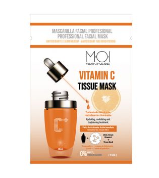 M.O.I. Skincare - Máscara facial profissional - Vitamina C