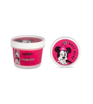 Mad Beauty - *Mickey and friends* - Máscara facial de argila antioxidante Minnie - Rosa suave