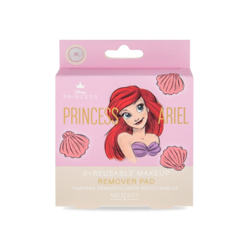 Mad Beauty - *Pure Princess* - 3 discos removedores de maquiagem reutilizáveis - Princess Ariel