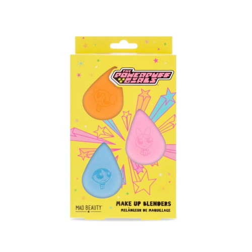 Mad Beauty - *The Powerpuff Girls* - Trio de Esponjas de Maquiagem