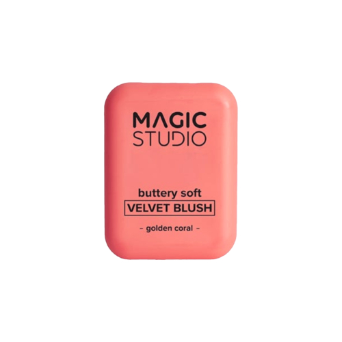 Magic Studio - Blush em Pó Velvet Blush - Golden Coral