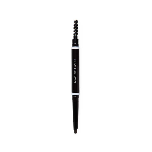 Magic Studio - Lápis de sobrancelha automático Double Eyebrow - Dark brown
