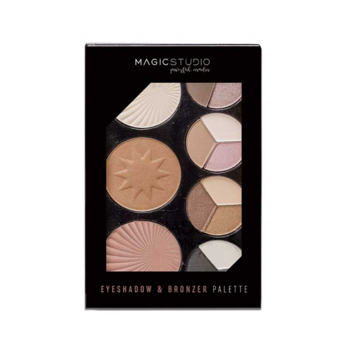 Magic Studio - Paleta de sombras e pó bronzeador