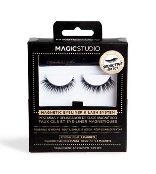 Magic Studio - Cílios postiços magnéticos + eyeliner - Seductive effect