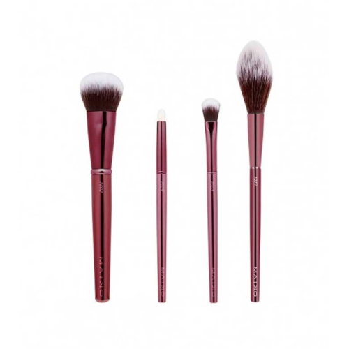 Maiko - Conjunto de 4 pincéis Luxury Burgundy