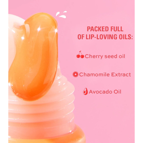 Makeup Revolution - Bálsamo de Brilho Labial Juicy Peptide - Peach Bellini Orange